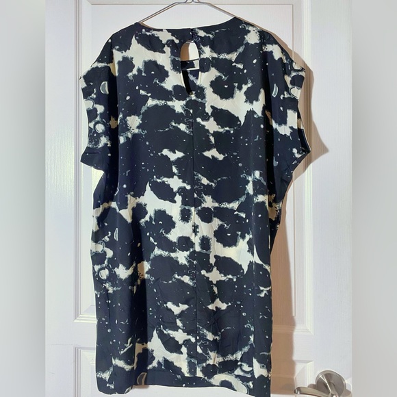 SEQUINZE black and white splotchy mini dress size 8 - Picture 2 of 8